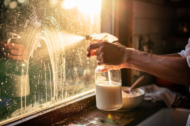 Coraz więcej osób myje okna wodą z mąką, specjaliści od organizacji domu przysięgają na to