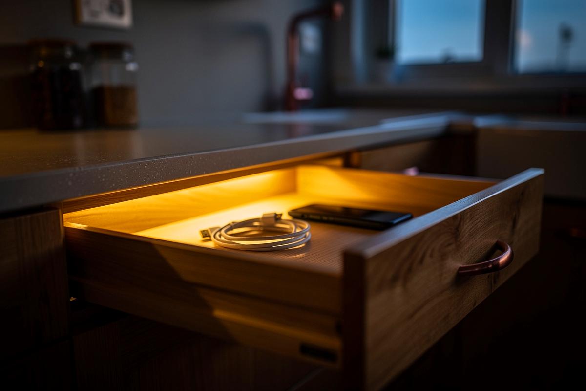 Ładowarki do telefonów w szufladach kuchennych to nowa moda, insider technologiczny wyjaśnia dlaczego to działa