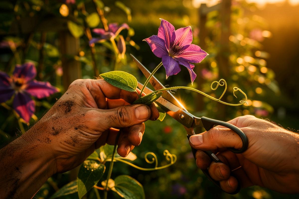 Nagle każdy mierzy pnącza w ogrodzie nożyczkami do ubrań, doświadczony ogrodnik tłumaczy